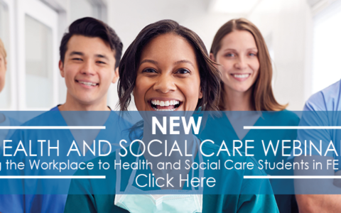 Health and Social care webinar banner